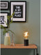 it's about RoMi Tafellamp Athens - Rond - Marmeren voet - Zwart - Ø8cm