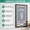 Avalo Wissellijst Aluminium - 3D Box Frame - Voetbalshirt Inlijsten - 60x80 CM - Zwart - Diepe lijst