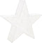 vidaXL - Kerstdecoratiesterren - 3 - st - LED - buiten - binnen - mesh - wit