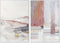 Schilderij DKD Home Decor 82,5 x 4,5 x 122,5 cm Abstract Stads (2 Stuks)