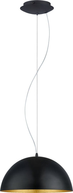 EGLO Gaetano 1 - Hanglamp - Ø38 cm - Zwart/Goud