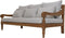 hsm collection bahama loungeset - 3,5-zits - naturel & wit