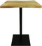HSM Collection Bartafel Soho 75cm Naturel/Black Massief Acaciahout/Metaal