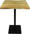 HSM Collection Bartafel Soho 75cm Naturel/Black Massief Acaciahout/Metaal