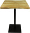 HSM Collection Bartafel Soho 75cm Naturel/Black Massief Acaciahout/Metaal