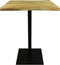 HSM Collection Bartafel Soho 75cm Naturel/Black Massief Acaciahout/Metaal