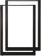 HSM Collection-Bartafelpoot Model U S/2-70x10x104-Zwart-Metaal