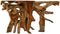 HSM Collection Bijzettafel 2 Tinten 125cm Naturel/Gebleekt Teak
