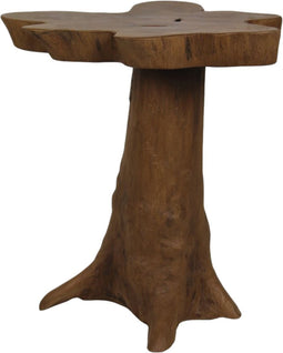HSM Collection-Bijzettafel Bintang-ø50-60x50-Bruin-Teak