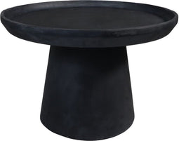 HSM Collection - Bijzettafel Drum - Zwart - Mangohout