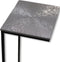 HSM Collection - Bijzettafel Fletcher - 38x30x65 - Zilver/zwart - Ijzer/aluminium