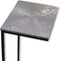 HSM Collection - Bijzettafel Fletcher - 38x30x65 - Zilver/zwart - Ijzer/aluminium
