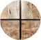 HSM Collection Bijzettafel Jackson - ø40 cm - mangohout/ijzer
