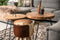 HSM Collection Bijzettafel Madison - teak/ijzer