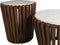 HSM Collection Bijzettafel Mango/Marmer Wit Ø45cm