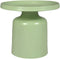 HSM Collection Bijzettafel Mara Metaal Lichtgroen Ø50cm