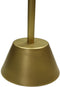 HSM Collection Bijzettafel Marmer Wit/Goud Ø40cm