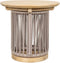 HSM Collection-Bijzettafel Moss-45x48x48-Naturel/Bruin-Teak