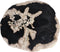 HSM Collection-Bijzettafel Petrified -ø55-50/38-Assorti/Zwart-Steen/Metaal