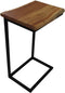 HSM Collection Bijzettafel Read Live Edge Naturel/Zwart Acacia/Ijzer