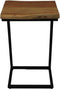 HSM Collection Bijzettafel Read Live Edge Naturel/Zwart Acacia/Ijzer