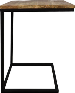 HSM Collection Bijzettafel Rick - robuust mangohout/ijzer