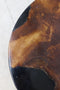 HSM Collection Bijzettafel rond - ø50x45 - Teak/Epoxy