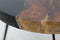 HSM Collection Bijzettafel rond - ø50x45 - Teak/Epoxy