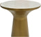 HSM Collection Bijzettafel Rond Ø40x50cm Wit/Goud Marmer/Ijzer