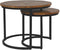 HSM Collection Bijzettafel Ronin Mango Bruin Set van 2 M