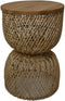 HSM Collection Bijzettafel Rotan/Teak Naturel Ø30cm