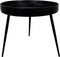 HSM Collection Bijzettafel Ventura - ø60 cm - zwart - mangohout/ijzer