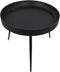 HSM Collection Bijzettafel Ventura - ø60 cm - zwart - mangohout/ijzer