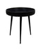 HSM Collection Bijzettafel Ventura - ø60 cm - zwart - mangohout/ijzer