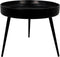 HSM Collection Bijzettafel Ventura - ø50 cm - mangohout/ijzer - black wash