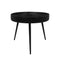 HSM Collection Bijzettafel Ventura - ø50 cm - mangohout/ijzer - black wash