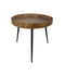 HSM Collection Bijzettafel Ventura - ø60 cm - mangohout/ijzer - naturel