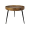 HSM Collection Bijzettafel Ventura - ø60 cm - mangohout/ijzer - naturel