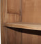 HSM Collection-Boekenkast Met Trap-136x40x235-Naturel-Teak
