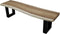 HSM Collection-Boomstamblad Voor Eetbank-180x45x6-Naturel-Munggur