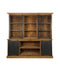HSM Collection-Buffetkast Blackburn 4 Deur 6 La-220x50x220-Naturel/Zwart-Teak/Metaal