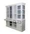 HSM Collection Buffetkast Provence - 220 cm - wit/grijs