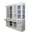 HSM Collection Buffetkast Provence - 220 cm - wit/grijs