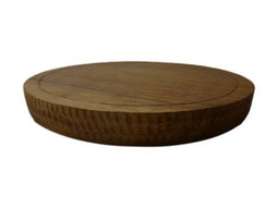 HSM Collection-Chopping Board Sand Large-Ø45x3-Brown-Teak