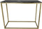 HSM Collection Console tafel Marseille - 100x35x75 cm - Zwart/goud - Marmer/metaal