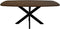 HSM Collection-Danish Eettafel-220x110x76-Naturel/Zwart-Mango/Metaal