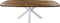 HSM Collection-Danish Eettafel Fishbone-220x110x76-Naturel/Wit-Eiken/Metaal