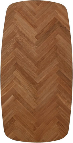 HSM Collection-Danish Tafelblad Fishbone-220x110x4-Naturel-Eiken