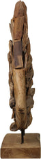 HSM Collection-Decoratie Vis -45x11x55-Naturel-Teak