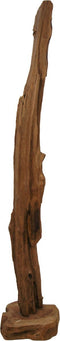 HSM Collection - Decoratiebeeld tak op voet - teak - landelijk - 35*25*187